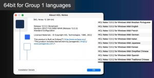64bit for Group 1 languages